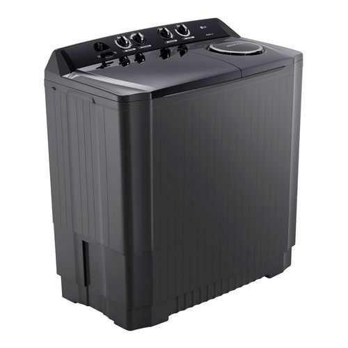 Lavadora LG Carga Superior Doble Tina 18/10kg Middle Black WP18MAR
