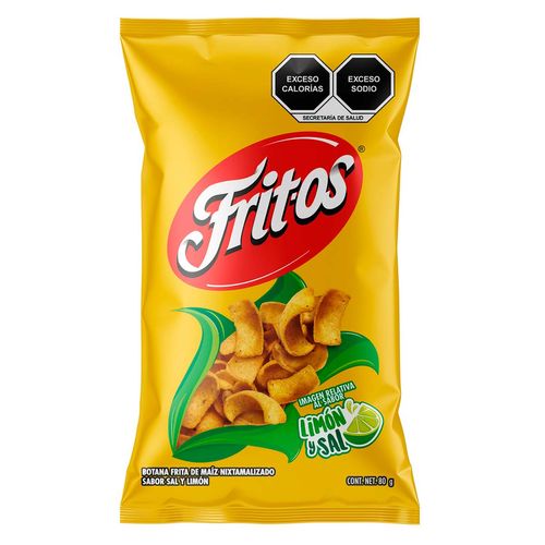 Botana Sabritas Fritos Sal 80g