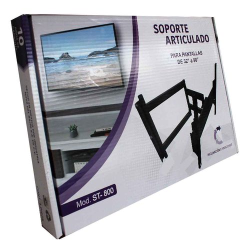 Soporte para Pantallas Strong Rhino Articulado 42 a 90 Pulgadas Negro ST-800