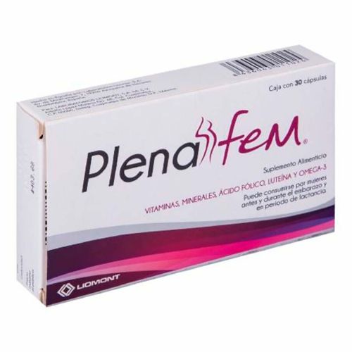 Suplemento Alimentacio Plenafem 30 Cápsulas