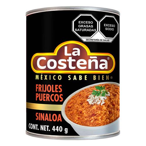 Frijoles La Costeña Puercos 440g