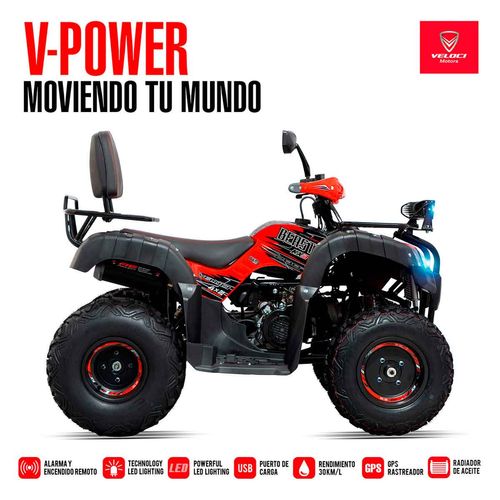 Cuatrimoto Veloci Beast 200 Rojo