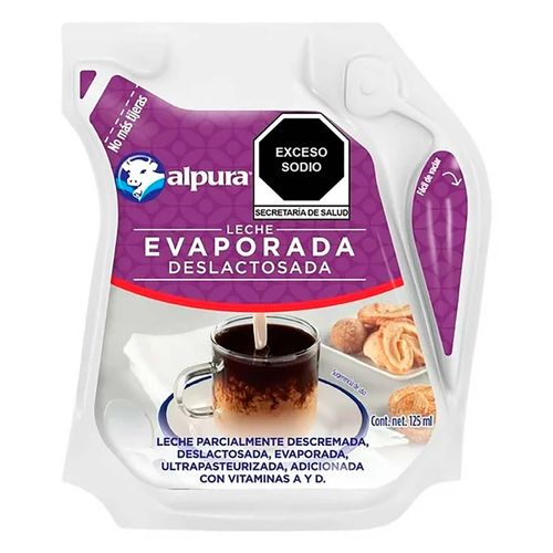 Leche Alpura Evaporada Deslactosada 125ml