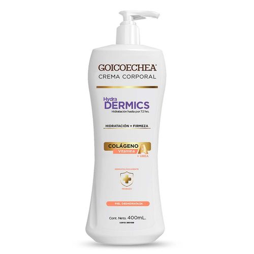 Crema Corporal Goicoechea con vitamina A y colágeno 400ml