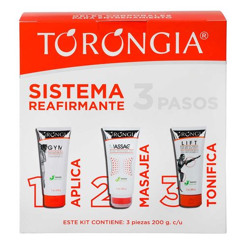 Kit gel reafirmante Torongia Vitamina C 3 Piezas