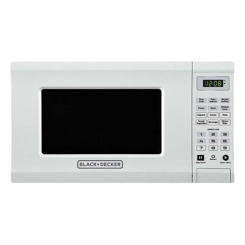 Horno de Microondas Black and Decker 0.7 Pies Cúbicos 700W Plata