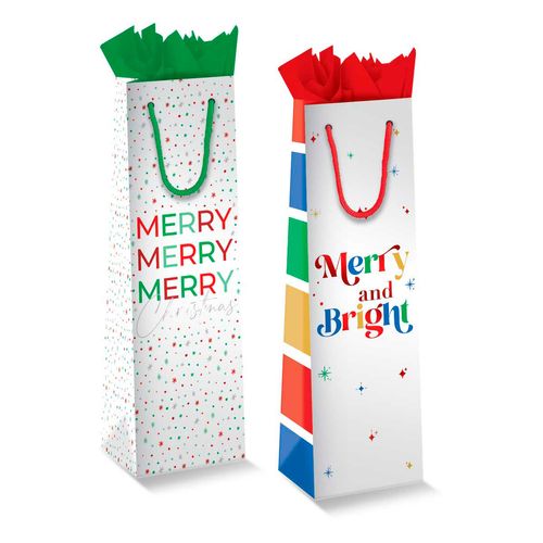 Bolsa De Vino Frase Navidad Granmark