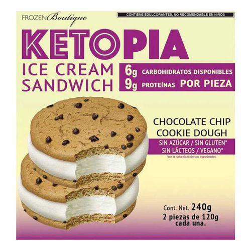 Sandwich Cookie Dough Ketopia 240g