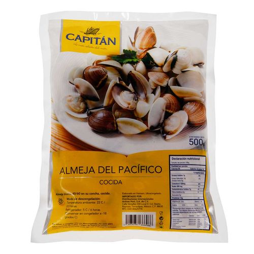 Almeja Blanca Cocida Capitán 500g