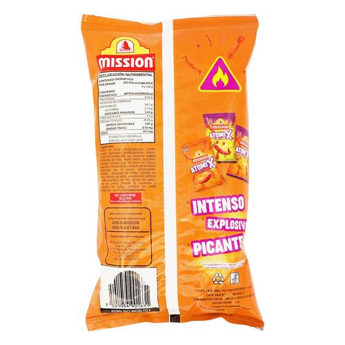 Botana Mission Atomix Spicy-Nacho 170g