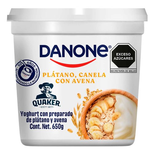 Yoghurt Danone Platano Avena 650g