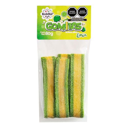 Gomitas Destellos Limón 80g