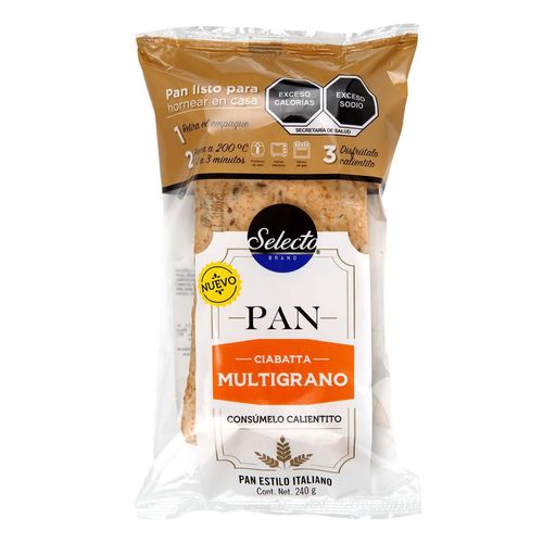 Ciabatta Multigrano 2 Piezas