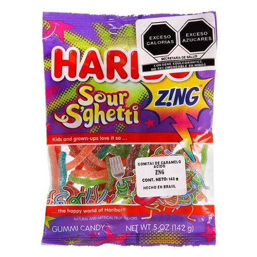 Gomitas Haribo Spaghetti Acidas 142g
