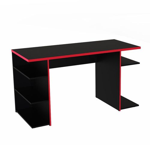 Escritorio Gamer Madesa para PC y Consola Negro/Rojo