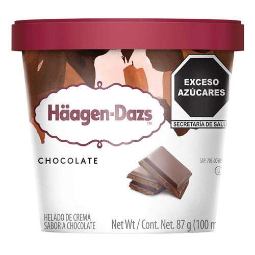Helado Haagen Dazs Chocolate Belga 87g