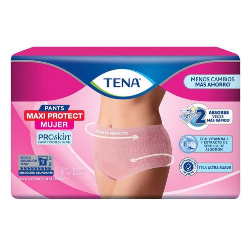 Ropa interior desechable TENA Pants Mujer Talla M 14 piezas
