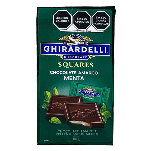 Chocolates Ghirardelli Dark Mint 151g