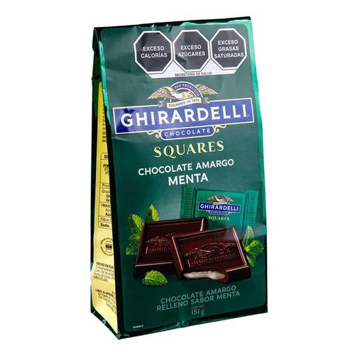 Chocolates Ghirardelli Dark Mint 151g
