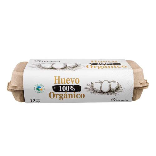 Huevo Chicueta Orgánico Rojo 12 Piezas