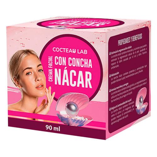 Crema Facial Cocteau Lab Concha Nacár 90ml