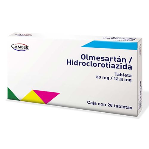Tabletas Olmesa 20/12.5mg 28 Unidades