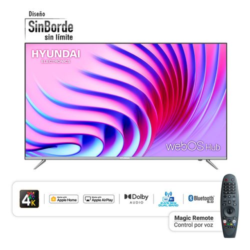 Pantalla  Hyundai 65 Pulgadas  LED UHD WebOS TV HHYLED6508W4KM