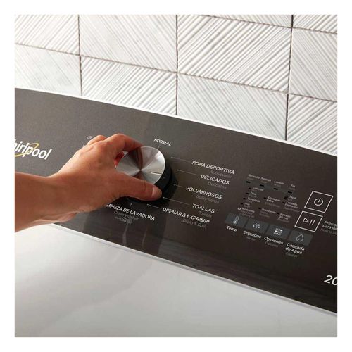 Lavadora Carga Superior Whirlpool 20kg Impeller Agitador Blanco