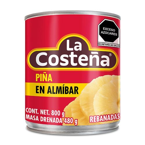 Piña en Almibar La Costeña Rebanadas 800g