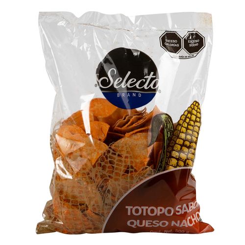 Totopo Nacho Sabor Queso 500 g