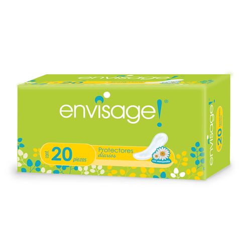 Pantiprotectores Envisage! Diarios con Manzanilla 20 Protectores