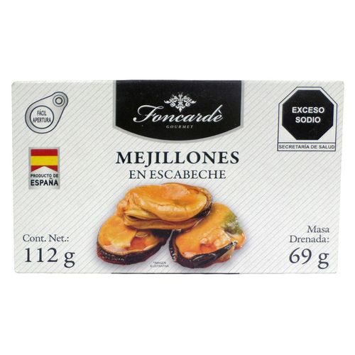 Mejillones Foncardé en escabeche 112g