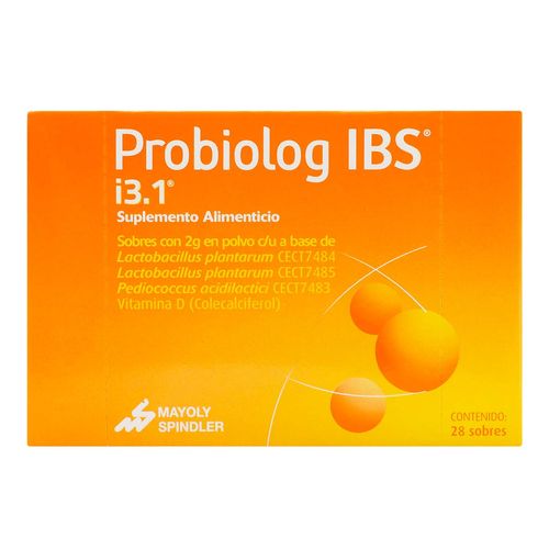 Suplemento Alimenticio Probiolog IBS i3.1 Caja con 28 Sobres de 2g