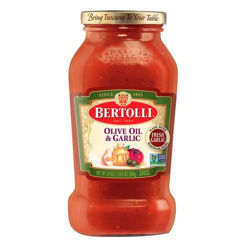 Salsa Para Pasta Bertolli Aceite De Oliva 680g