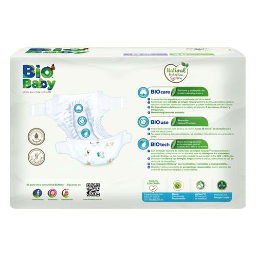 Pañales Bio Baby Talla 5 X Grande 40 pañales