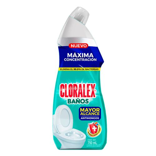 Limpiador de Baños Líquido Cloralex Antihongos 750ml