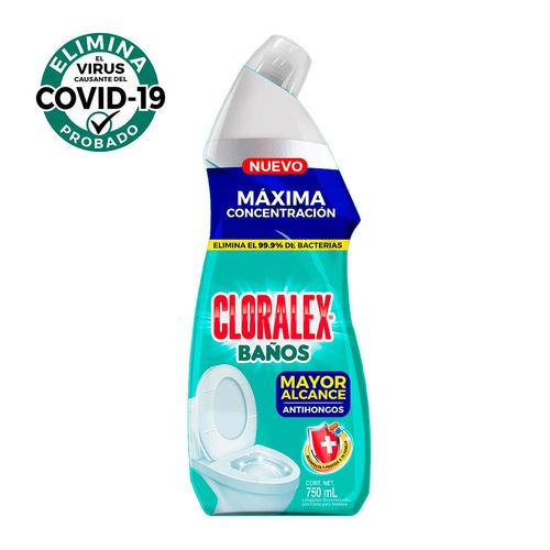 Limpiador de Baños Líquido Cloralex Antihongos 750ml