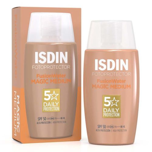Fotoprotector Facial Isdin Fusion Water Color FPS 50 Oil Control 50ml