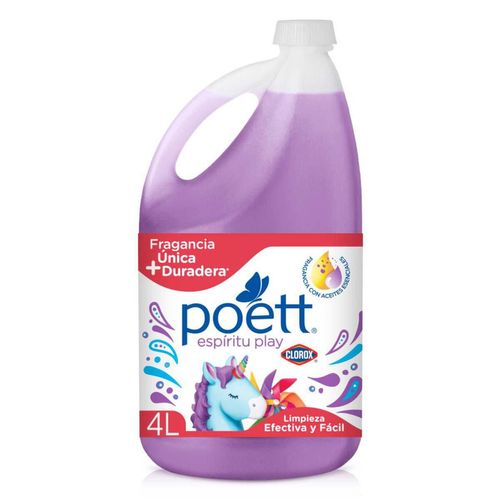 Limpiador Multiusos Aromatizante Poett Espiritu Play 4L
