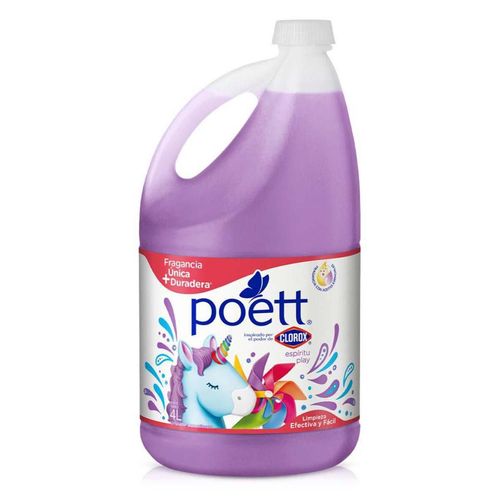 Limpiador Multiusos Aromatizante Poett Espiritu Play 4L