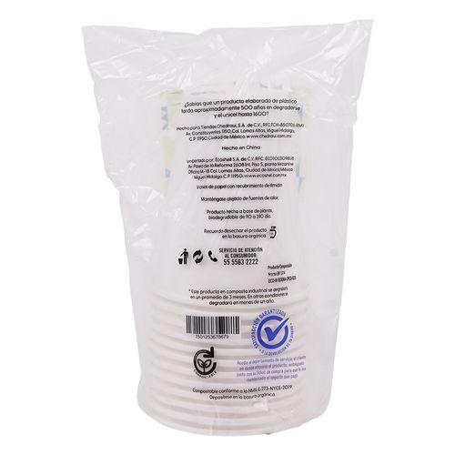 Vaso Selecto Brand Compostable Paquete de 12 Vasos de 12 Oz
