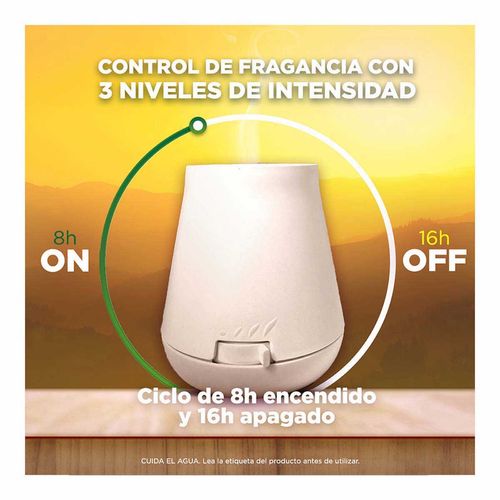 Vaporizador de Fragancias Air Wick Essential Mist Aroma Tomillo Limón Energizante Difusor + 1 Repuesto de 20 mL
