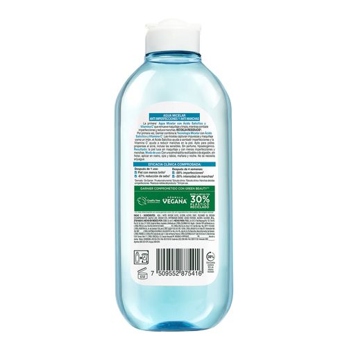 Agua Micelar Garnier Express Aclara