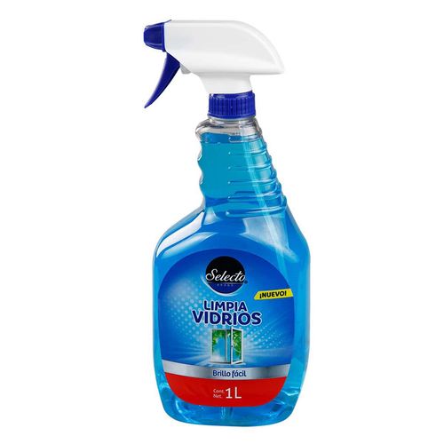 Limpiador de Vidrios Selecto Brillo Fácil 1L