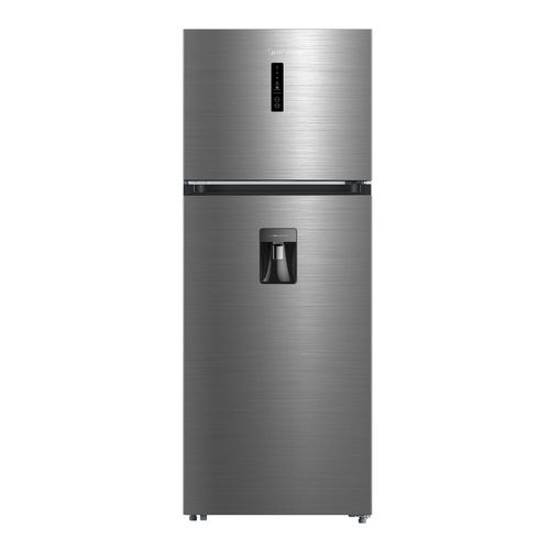Refrigerador Midea Top Mount Bru Steel 17 Pies Cúbicos MDRT480WENDXW
