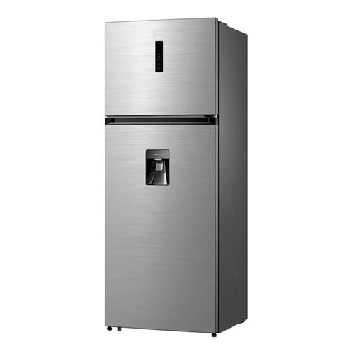 Refrigerador Midea Top Mount Bru Steel 17 Pies Cúbicos MDRT480WENDXW