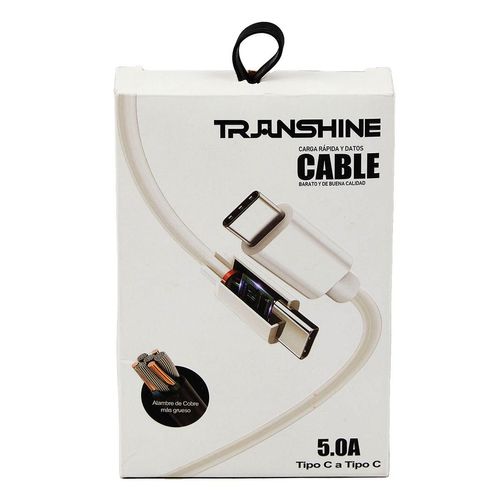 Cable TPC Transhine 1m Blanco CT-6672-1