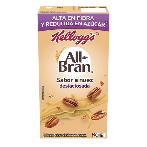 Leche Kellogg's All Bran Nuez 200ml