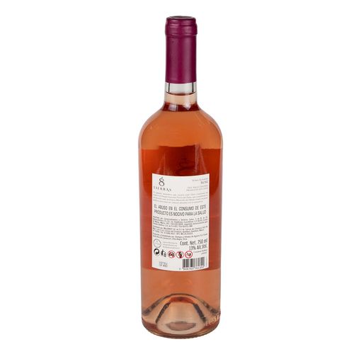 Vino Rosado 8 Tierras Cabernet Sauvignon 750ml