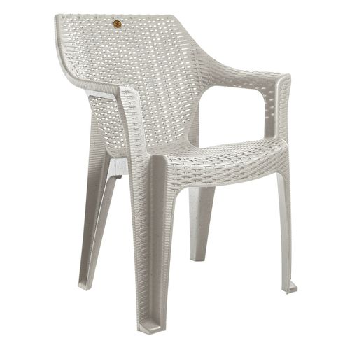 Silla Rattan Plásticos La Ardilla Cleo H81 Blanca